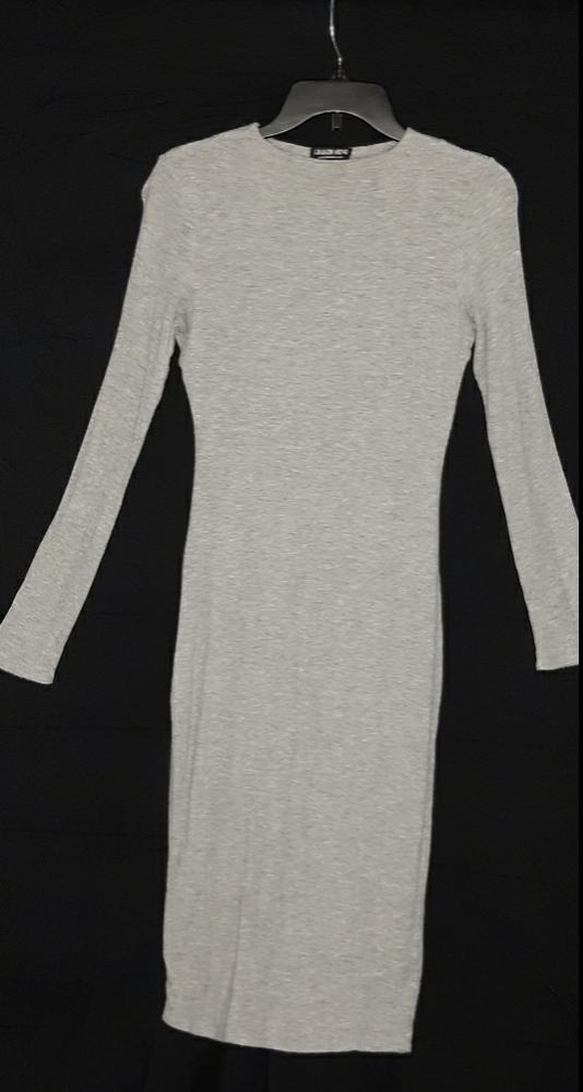 Heather Gray Midi Dress